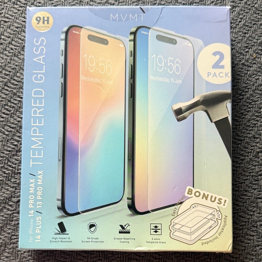 MVMT Tempered Glass Screen Protectors - Clear